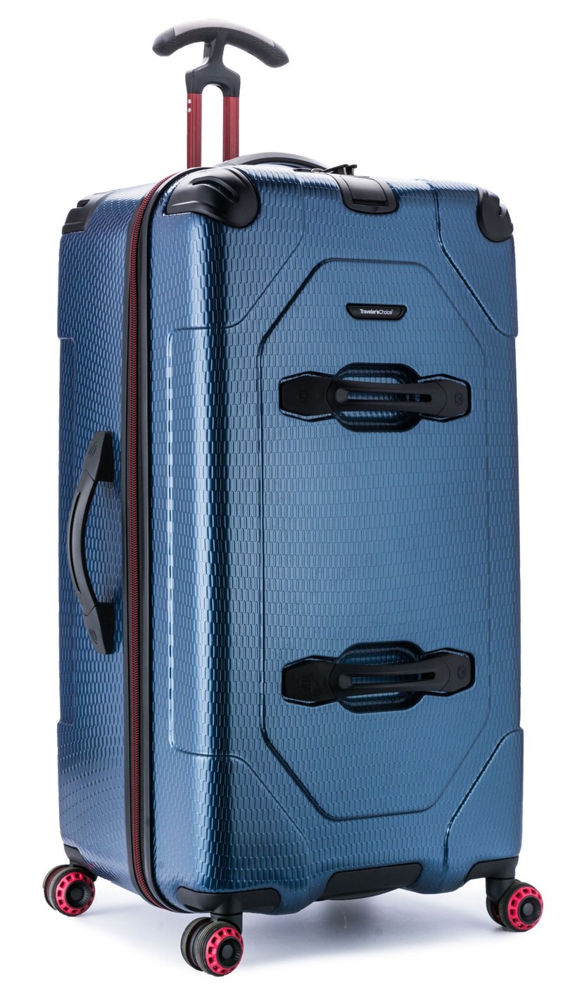 Traveler's Choice MAXPOTER Series 30-Inch Red Dot Fat Suit - Navy Blue - กระเป๋าเดินทาง/ผ้าคลุม - พลาสติก สีน้ำเงิน