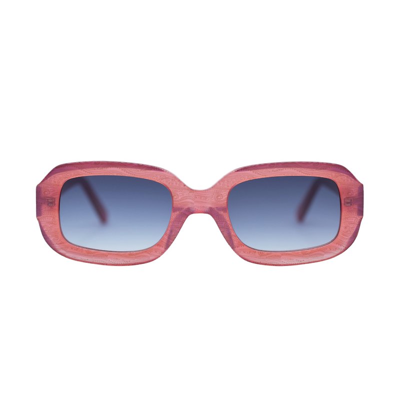Miro Piazza Fashionable Art Sunglasses-BON BON Totem Pattern Pink - Sunglasses - Other Materials Pink