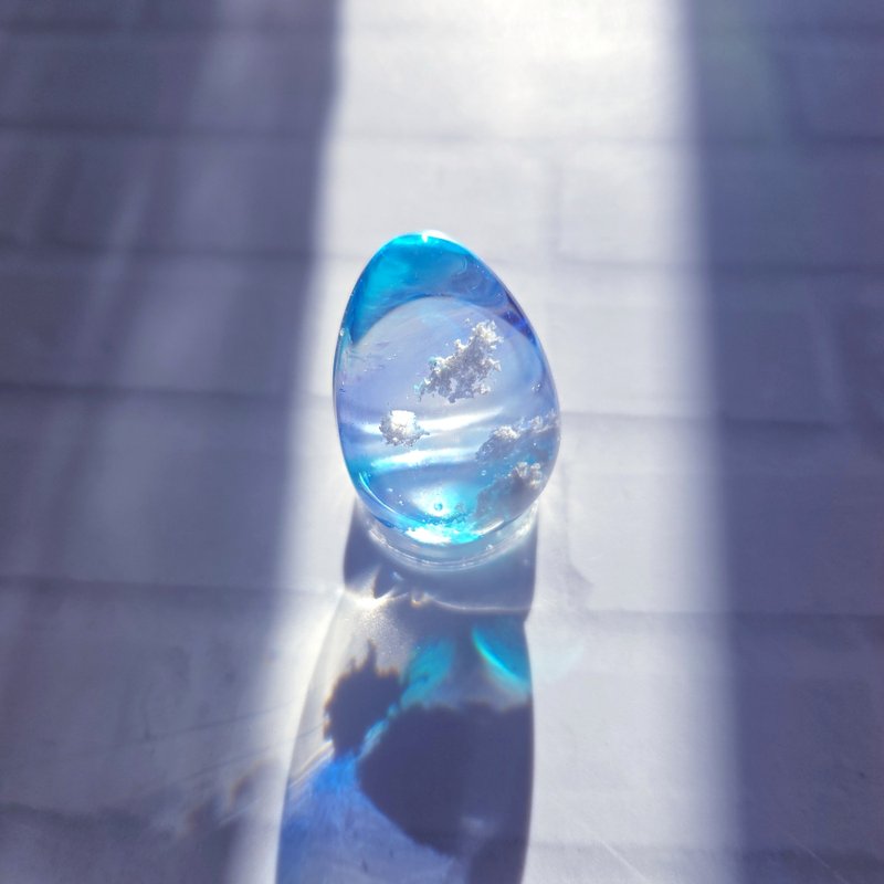 空　雲　青空　雲レジン　空レジン - 擺飾/家飾品 - 樹脂 藍色