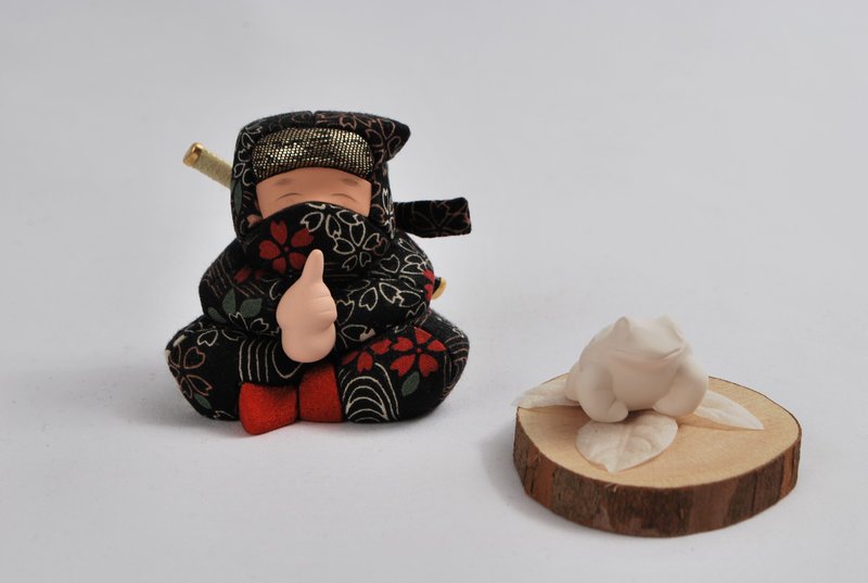 Aroma diffuser / ninja / kimekomi doll - Items for Display - Other Materials Black