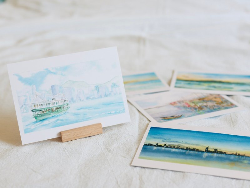 Hong Kong Seaside memories postcards - Cards & Postcards - Paper White