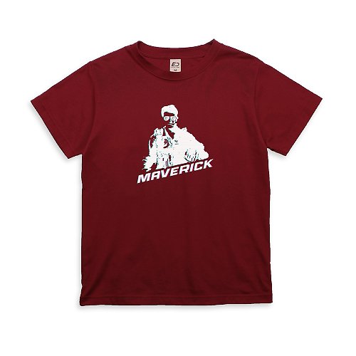 一週八天 訂購-【捍衛戰士】Maverick 剪影 短T/男T恤/女上衣/T-Shirt