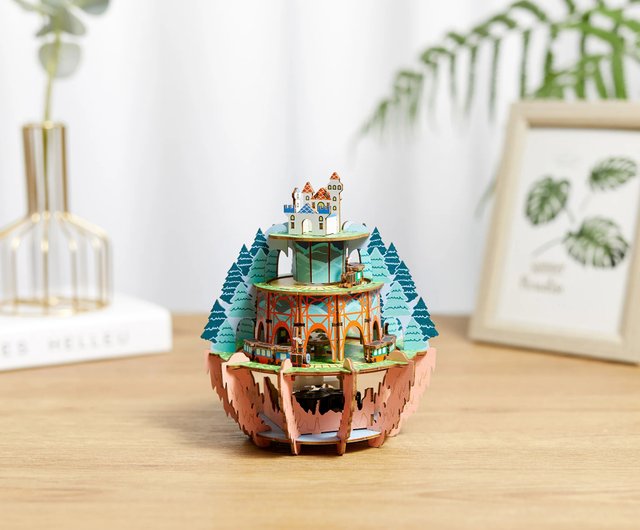 ロシア 木製 おもちゃ オルゴール ハンドメイド オルゴールレトロ