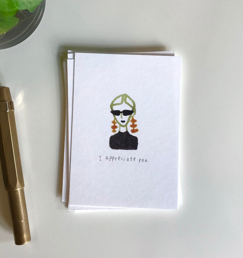 Paper Cards & Postcards Multicolor - La femme cards set