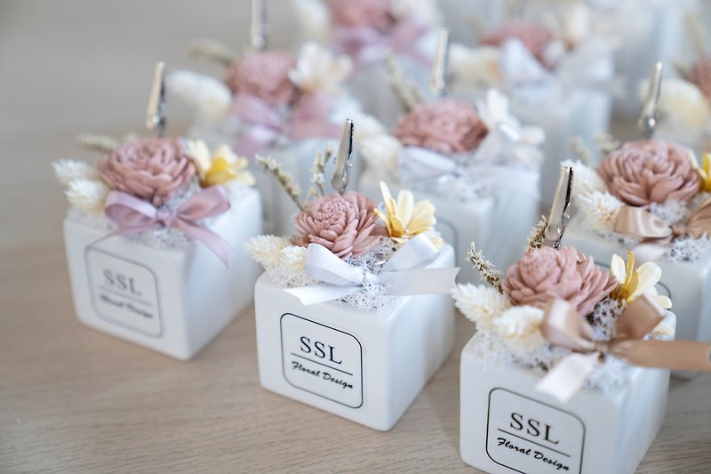 SSL dry potted flowers wedding small things graduation bouquet opening potted flowers - Dried Flowers & Bouquets - Plants & Flowers Pink