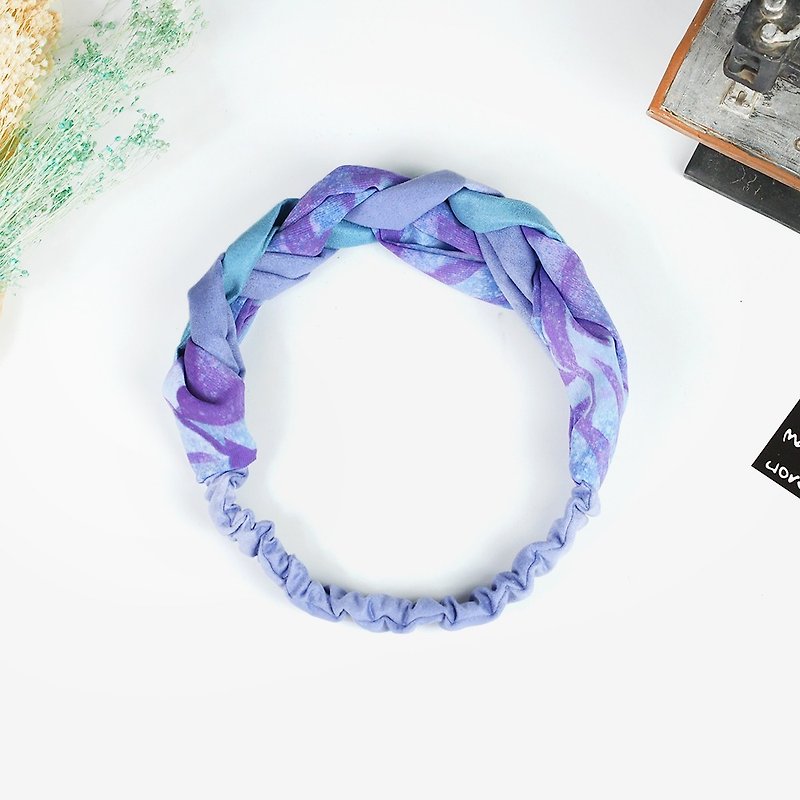 Hairband Headband - Hair Accessories - Cotton & Hemp Purple