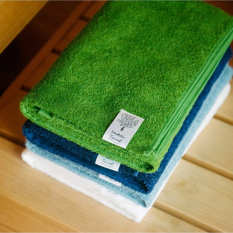 [Hartwell] Finnish birch fiber | Narrow bath towel | Long towel | Light and absorbent | Cotton feel and quick drying - Towels - Cotton & Hemp Multicolor