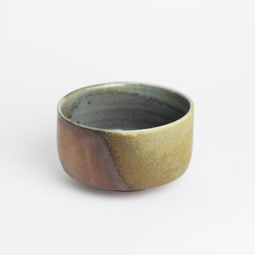 明芽窯(Bardur 陶藝) 明芽窯 l 柴燒落灰金彩茶碗 火紋 陶器 蒐藏品 T