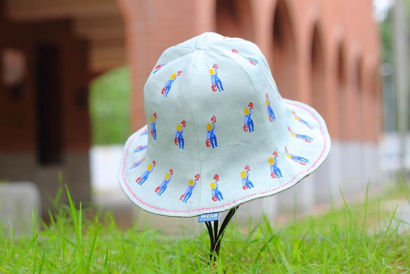 [Little people series - working painter hat bud-sided] - หมวก - ผ้าฝ้าย/ผ้าลินิน หลากหลายสี