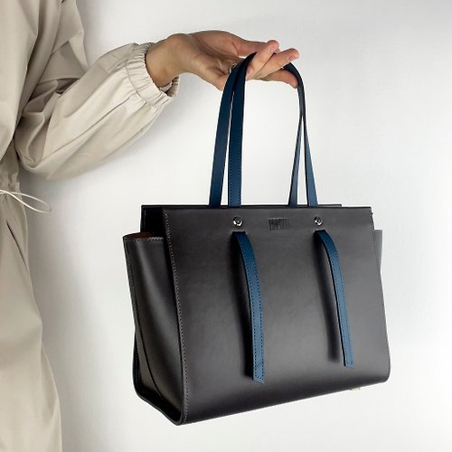 Lamponi Brown messenger bag, Brown crossbody bag, Brown leather purse, Top handle bags