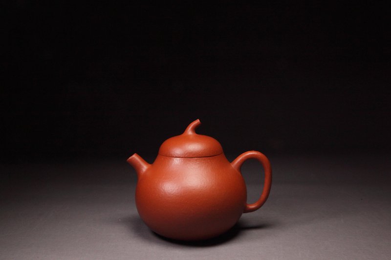 【茄瓜】龍山牌 台西朱泥 140cc - 茶具/茶杯 - 陶 紅色