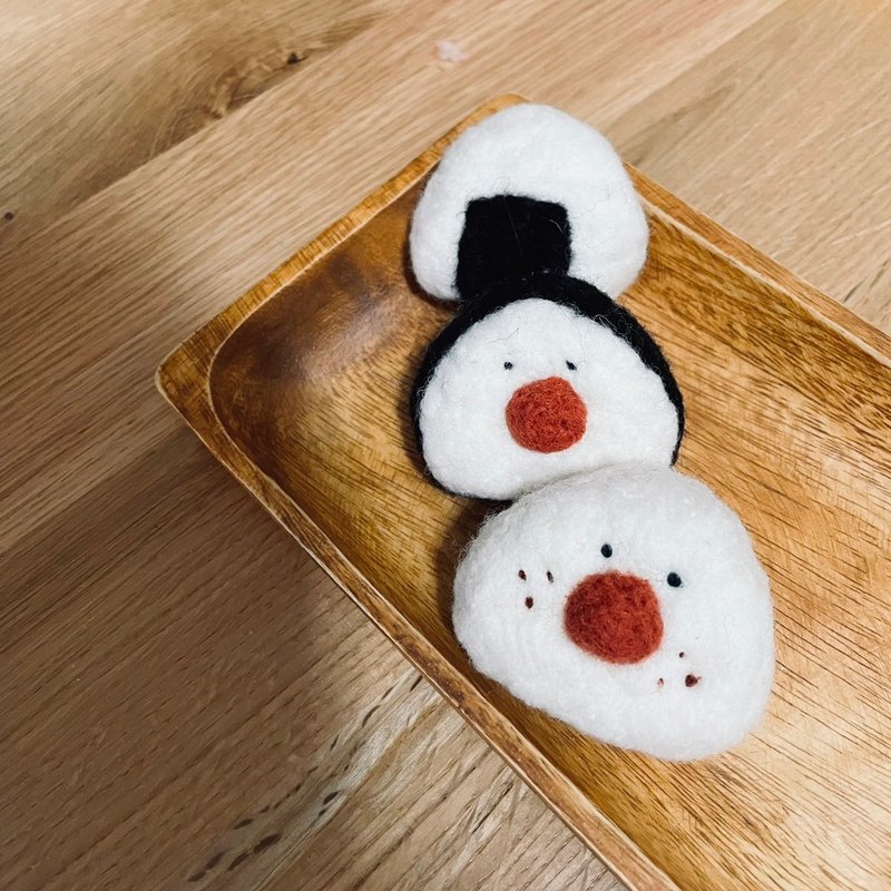 |羊毛氈材料包| 超簡單可愛飯糰 | 附教學影片 005 - 編織/刺繡/羊毛氈/縫紉 - 羊毛 白色