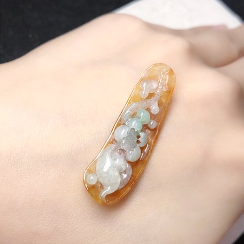 瓔珞翡翠 冰種翡翠蓮花 | 天然緬甸A貨翡翠 | 送禮