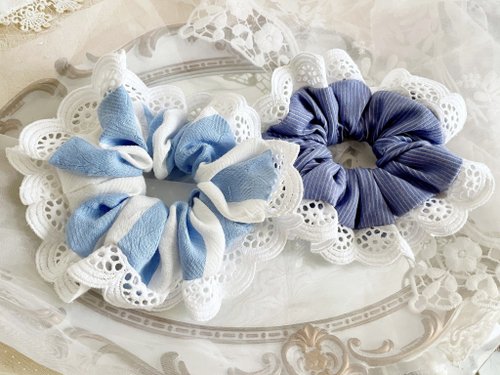 ハンドメイド　ヘアアクセサリー　シュシュ　カチューシャ 500x0.jpg