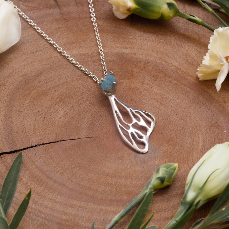 Butterfly Pendant - Necklaces - Copper & Brass Silver
