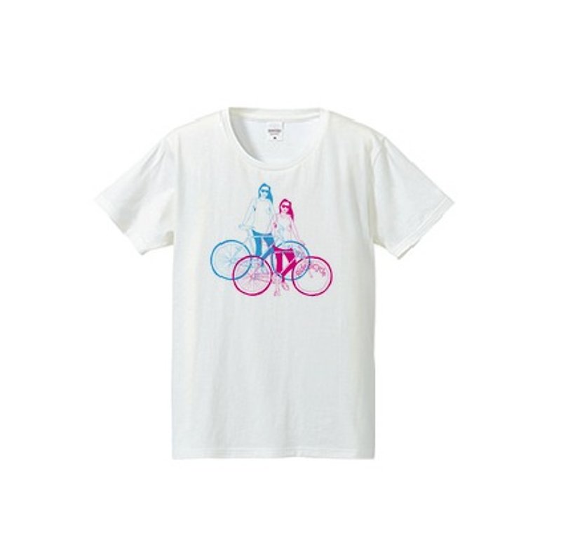 RIDE B2（4.7oz T-shirt） - Tシャツ - その他の素材 ホワイト