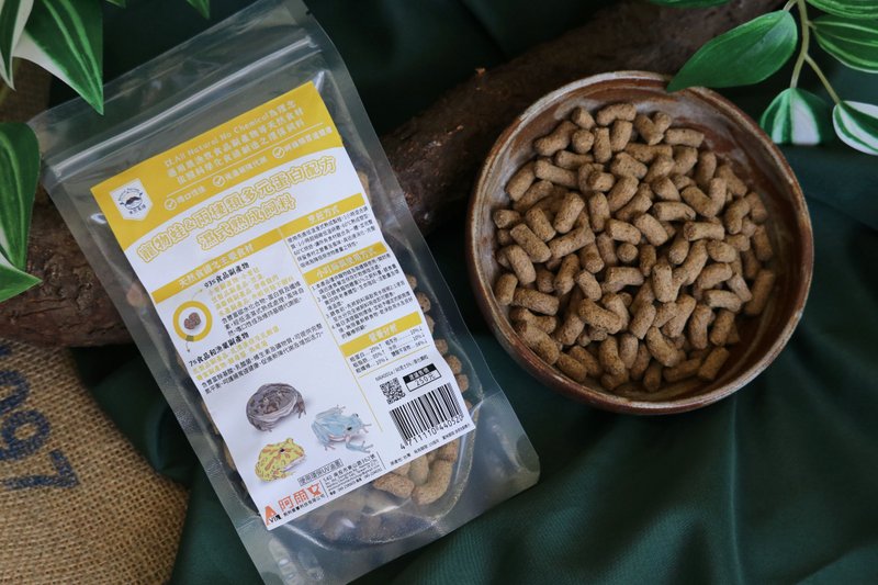 【天然食譜】寵物蛙&兩棲類多元蛋白配方濕式熟成飼料 80G - 其他 - 其他材質 黃色