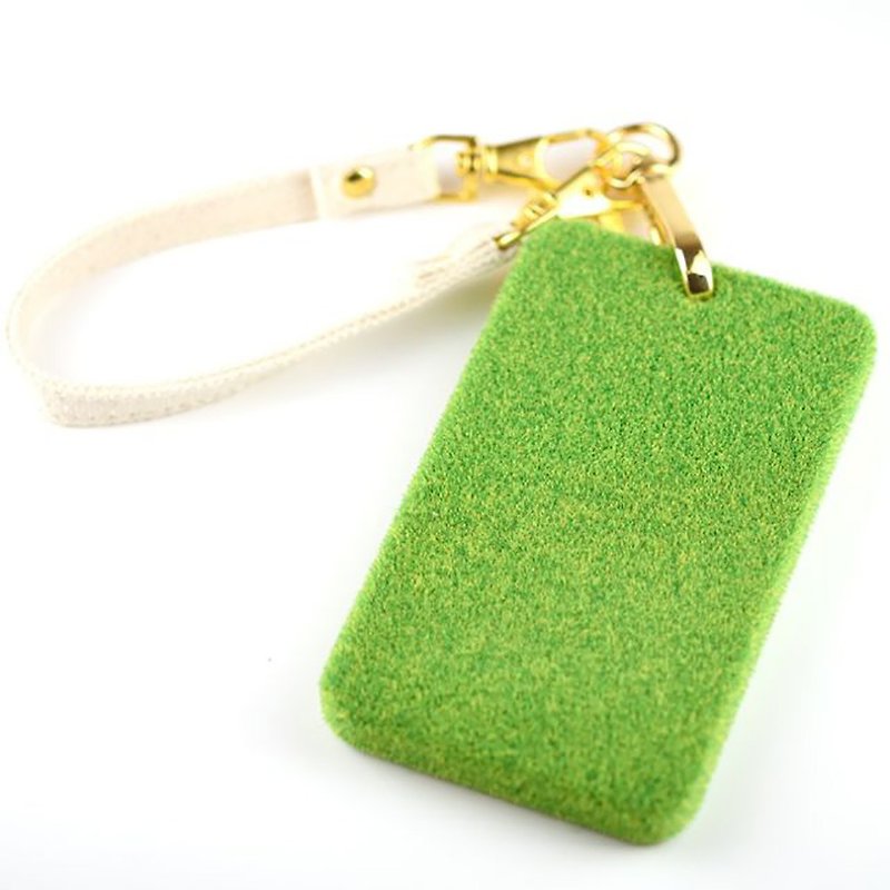 Shibaful 雜貨 掛式 草地票夾 - 名片夾/名片盒 - 聚酯纖維 綠色