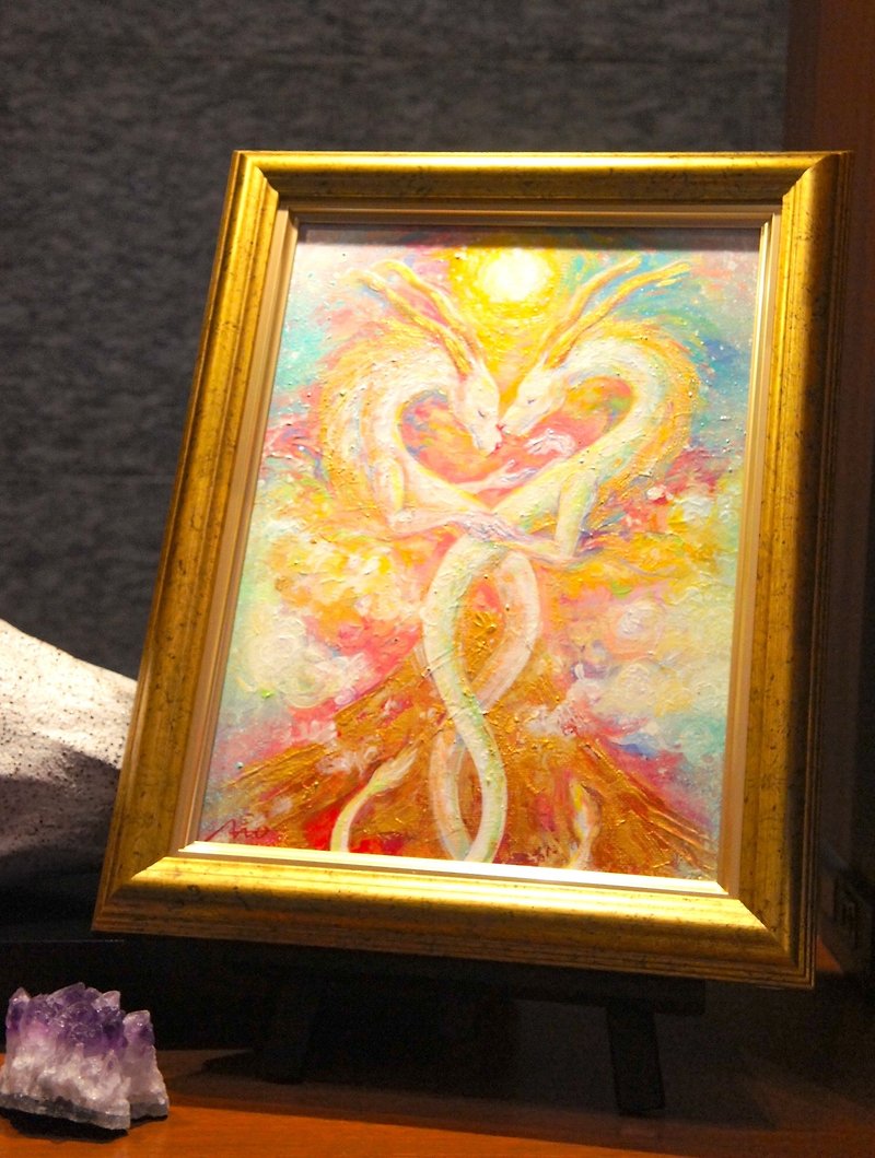 【Only One original picture】Dragon painting - โปสเตอร์ - อะคริลิค หลากหลายสี