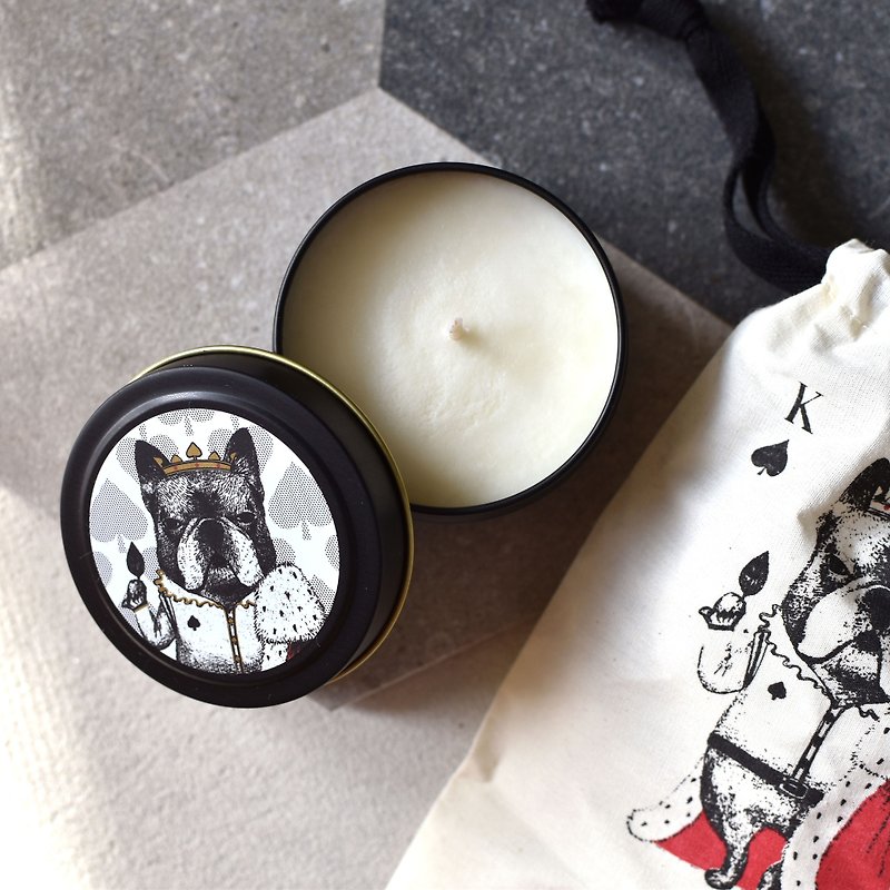 Spades K Method Douyou King WISH TREE Joint Small Tin Can Travel Scented Candle - Fragrances - Wax Gold