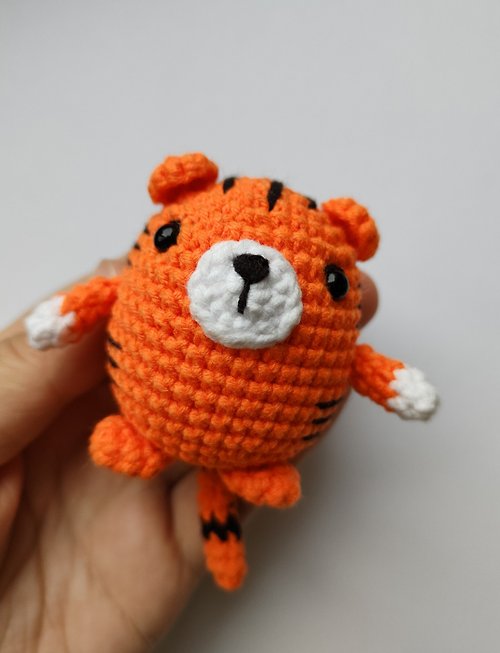 ToysByKrOks Crochet tiger pattern, crochet tiger, amigurumi tiger pattern