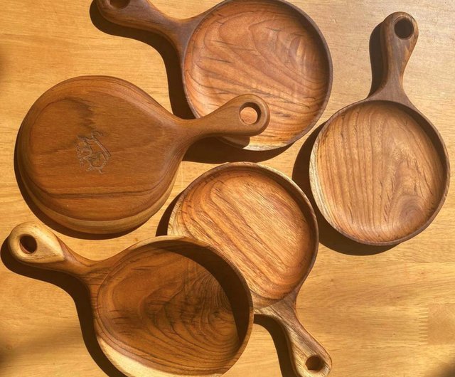 Buy Teak Measuring Cups with Handle Online