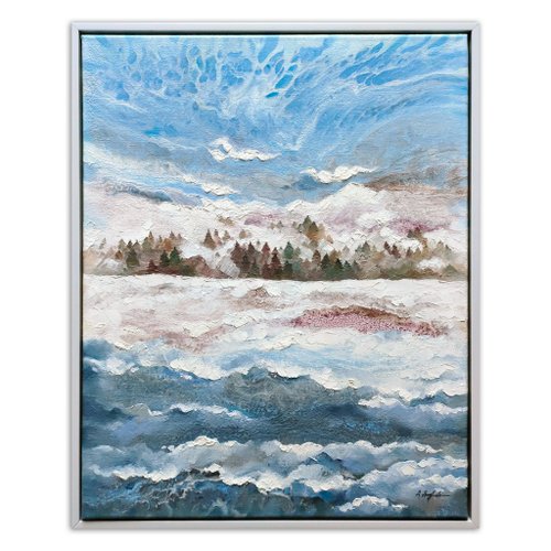 AlyonArt 用山畫 / 畫 / 油畫 / 原畫 / 手工畫 / 掛畫 / 景觀 / 抽象景觀
