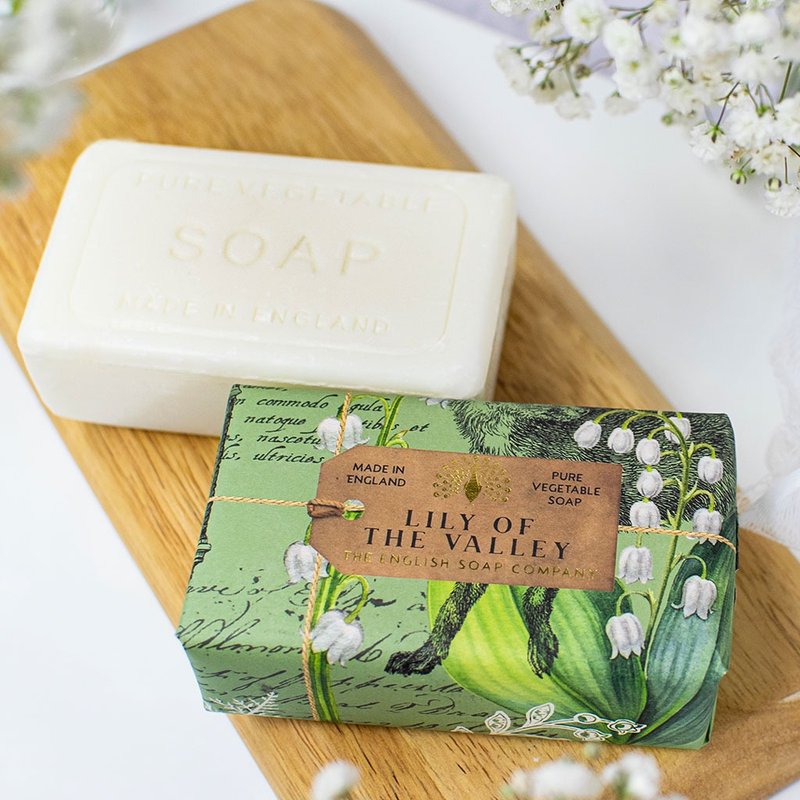 [A must-have gift] British Soap ESC 20th Anniversary Shea Butter Handmade Soap 2 Set - Lily of the Valley - สบู่ - วัสดุอื่นๆ 