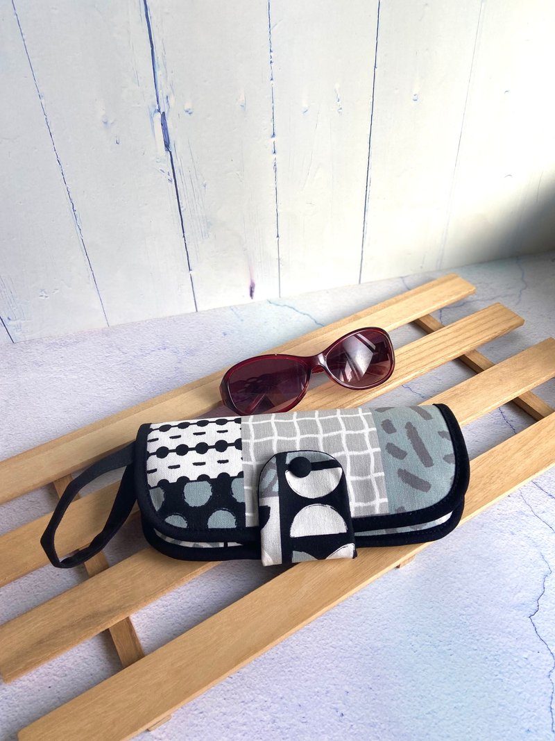 幾何方塊可掛眼鏡盒 旅遊 外出小物 生日 畢業 交換禮物 - 眼鏡盒/眼鏡布 - 棉．麻 