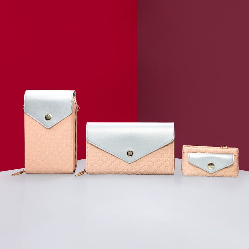 [Yuyang Treasures] 2025 Leap Over Manlu Treasury Group-Light Sweet Apricot - Wallets - Other Materials 