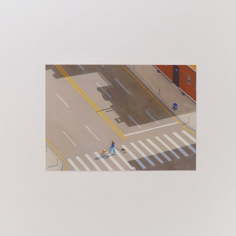 【藝術掛畫】Seula Yi |  Dog-Walker - 海報/掛畫/掛布 - 紙 