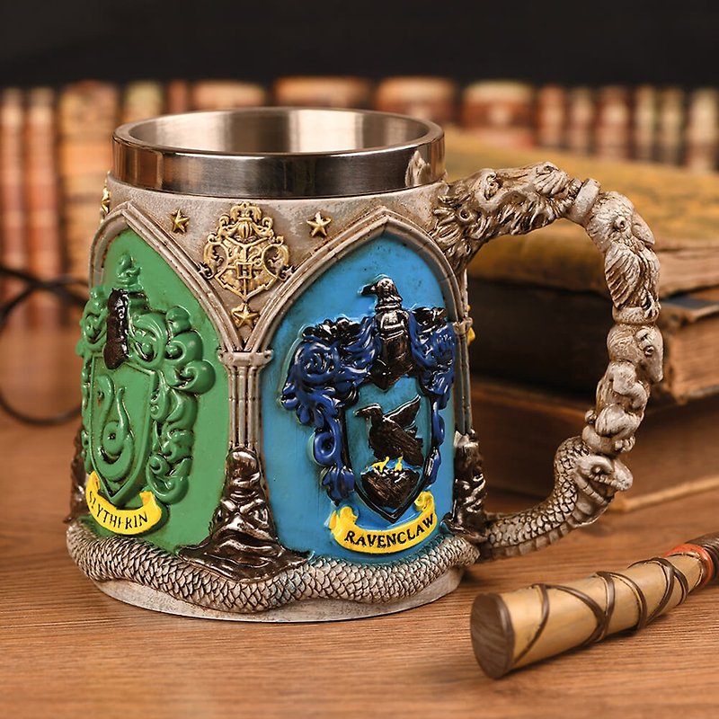 [Liport] Hogwarts College emblem limited stainless steel beer mug