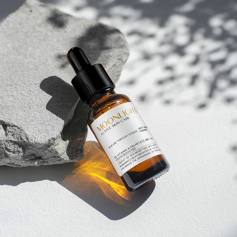 Moonlight 【緊緻抗老】 2% 維生素A抗老緊緻精華 30mL - 精華液/精華油 - 其他材質 金色