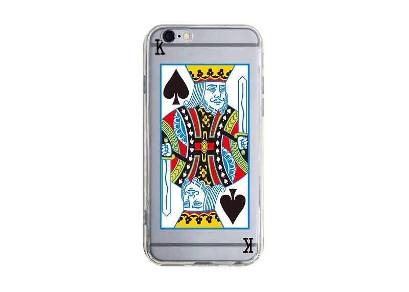 Spades K - Samsung S5 S6 S7 note4 note5 iPhone 5 5s 6 6s 6 plus 7 7 plus ASUS HTC m9 Sony LG G4 G5 v10 phone shell mobile phone sets phone shell phone case - Phone Cases - Plastic 