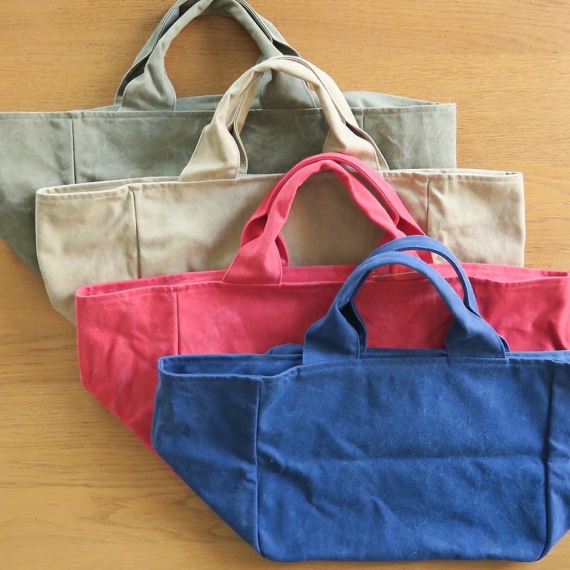 Canvas bag S - Handbags & Totes - Cotton & Hemp Blue