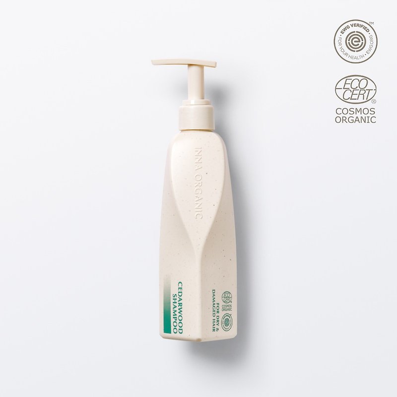 Cedar Repair and Moisturizing Shampoo 250ml │ Silicone-free, fine hair, dyed and permed damaged hair - แชมพู - น้ำมันหอม ขาว