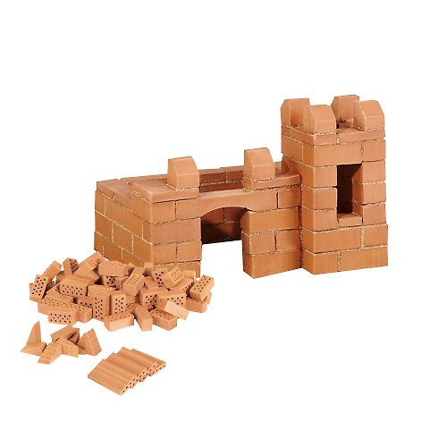 Rikunori Toys 瑞克腦力 【德國teifoc】DIY益智磚塊建築玩具 變型城堡 - TEI4000