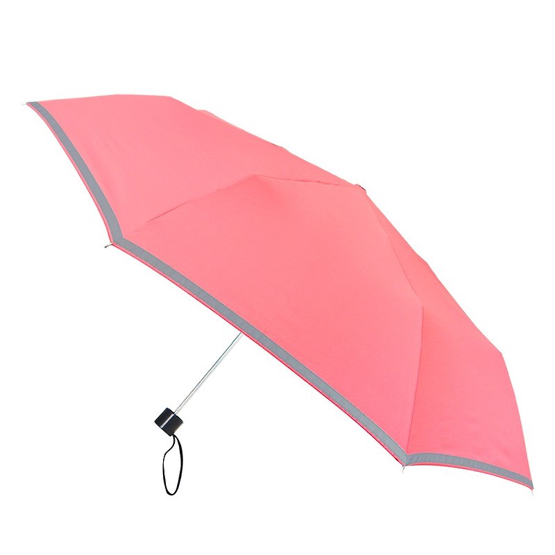 TDN大剛好速乾無敵折傘 反光防曬晴雨傘B5583(玫瑰粉) - 雨傘/雨衣 - 防水材質 粉紅色