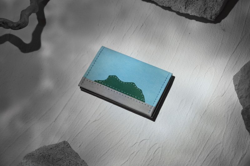 【環保永續】香港獅子山 lionrock 系列 簡約名片夾 - 名片夾/名片盒 - 紙 藍色