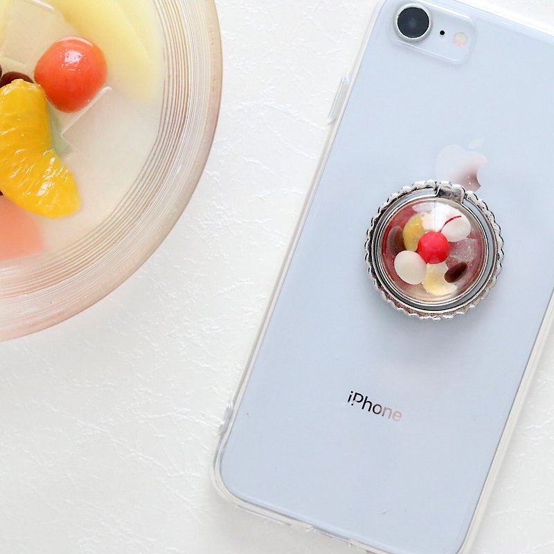 Pink fruit punch smartphone ring - Phone Accessories - Resin Transparent