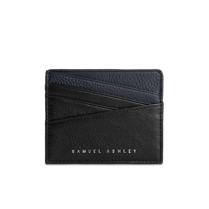 【NEW IN】Silas Cowhide Leather Card Holder - Black | Gift for Unisex - ที่เก็บนามบัตร - หนังแท้ สีดำ