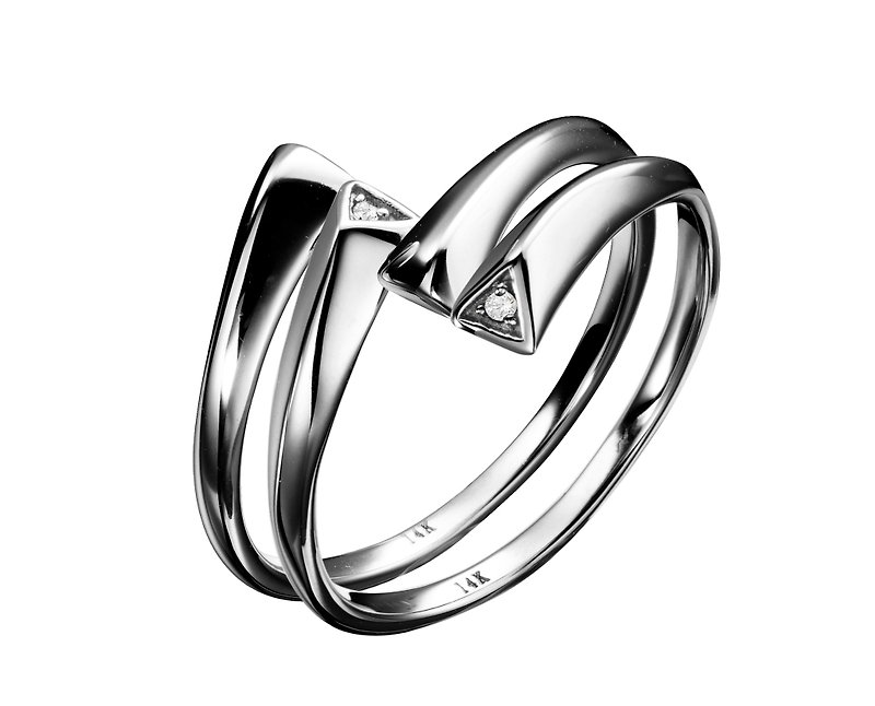 Engagement Ring Set His and Her, Wedding Ring Band Set, Matching Couples Ring - แหวนคู่ - เพชร สีดำ