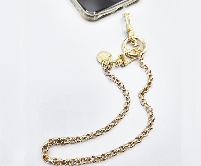 CHANEL スマホストラップ ゴールド シャネル ココマーク ショルダーストラップ GP ゴールド スマホ