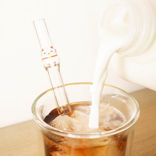 Panda Shaped Glass Straw Set - Shop GOODGLAS Reusable Straws - Pinkoi