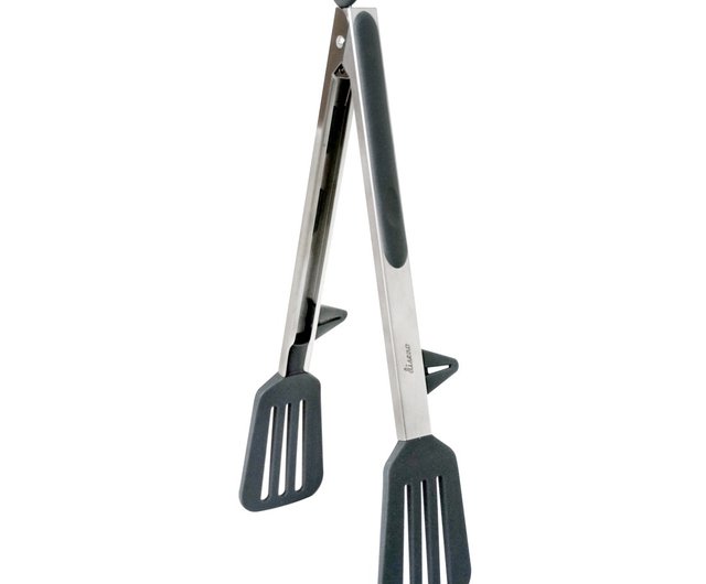 diseno diseno Stainless Steel Locking Tongs with Silicone Tips