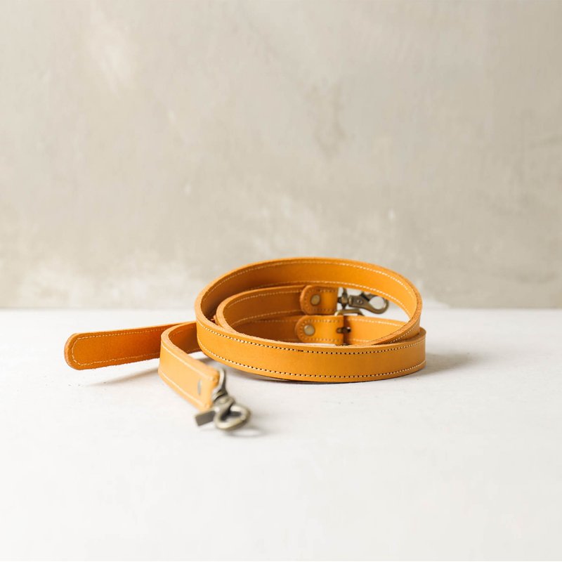 2CM top layer cowhide strap/bag strap/texture enhancement/versatile for any bag - กระเป๋าแมสเซนเจอร์ - ผ้าฝ้าย/ผ้าลินิน ขาว