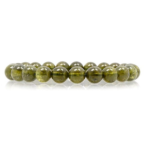 正佳珠寶 Gemsrich Jewelry 【正佳珠寶】綠石榴 沙弗萊 7.8-8.2mm 綠石榴石手珠