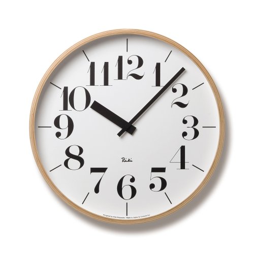 Lemnos Riki Clock ラージサイズ 掛け時計 渡辺力デザイン - ショップ