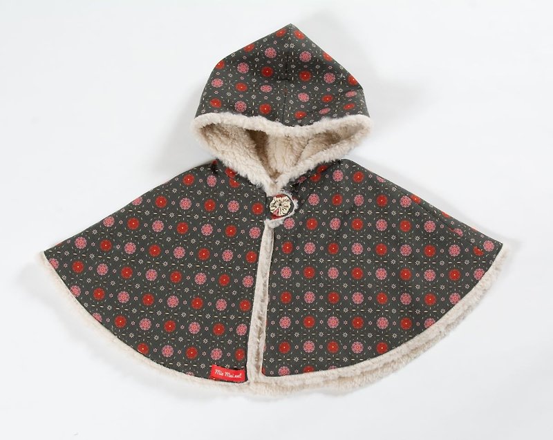 Fluffy boa cape for babies and kids - Coats - Cotton & Hemp Gray