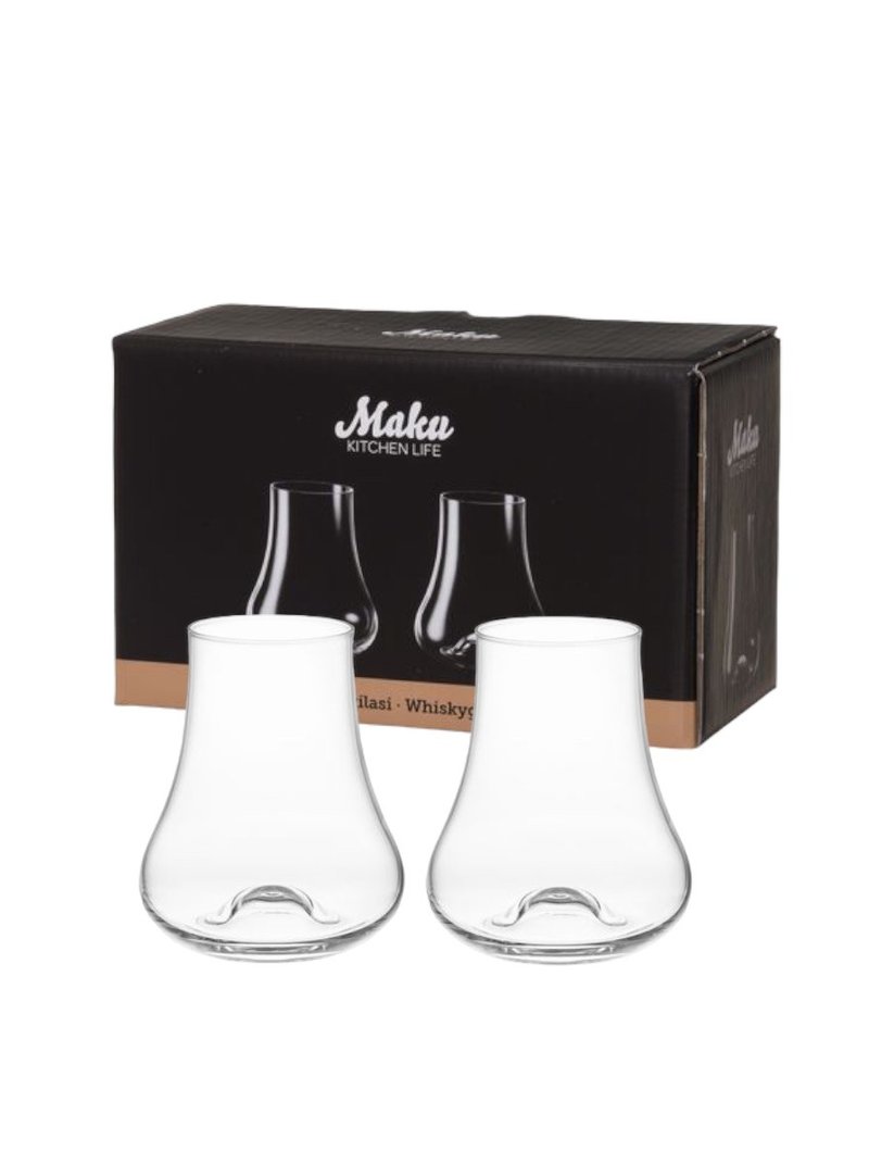 【Maku Kitchen Life】威士忌玻璃酒杯2入 - 酒杯/酒器 - 玻璃 